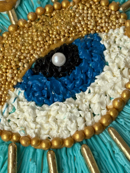 Blue Eye Blessing Cake