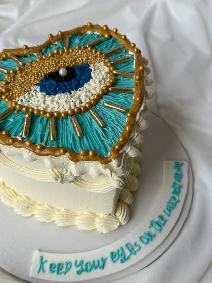 Blue Eye Blessing Cake