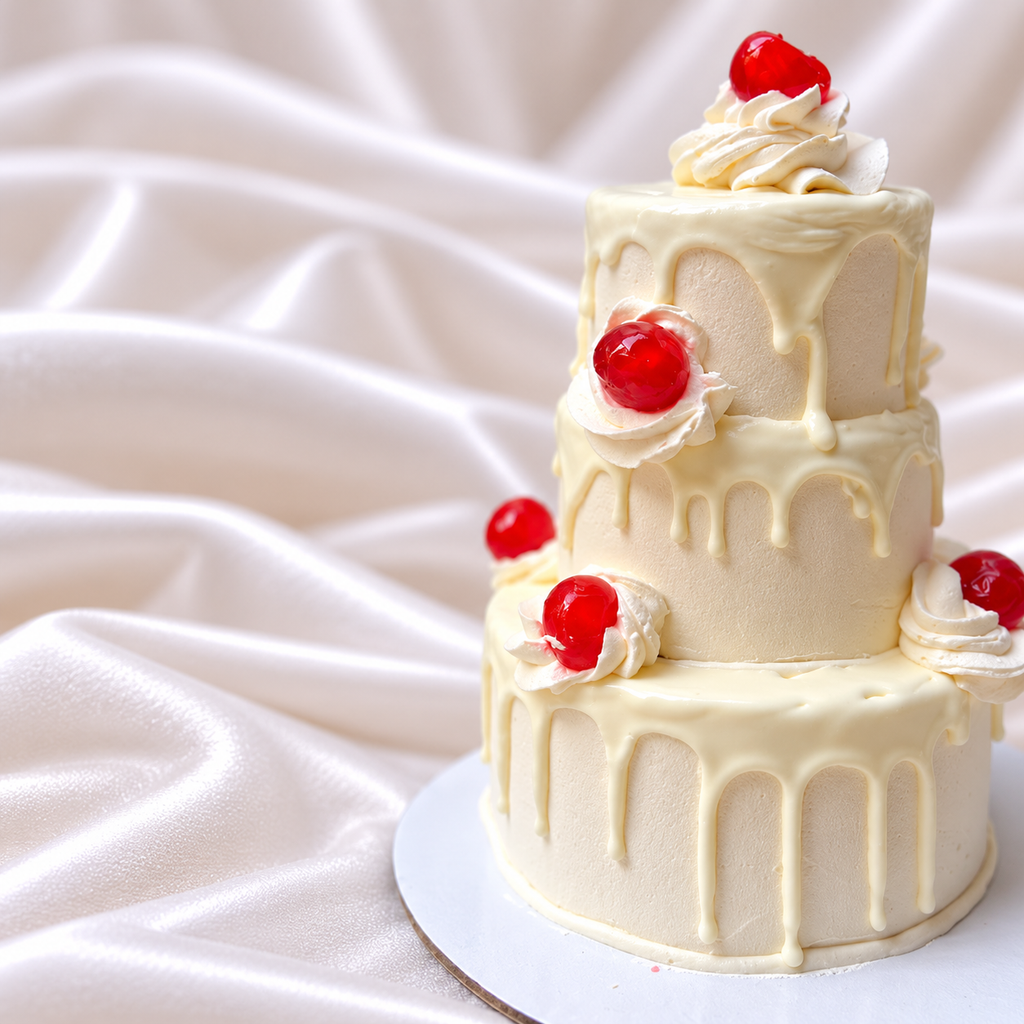 The Itsy Bitsy Cherry Cake