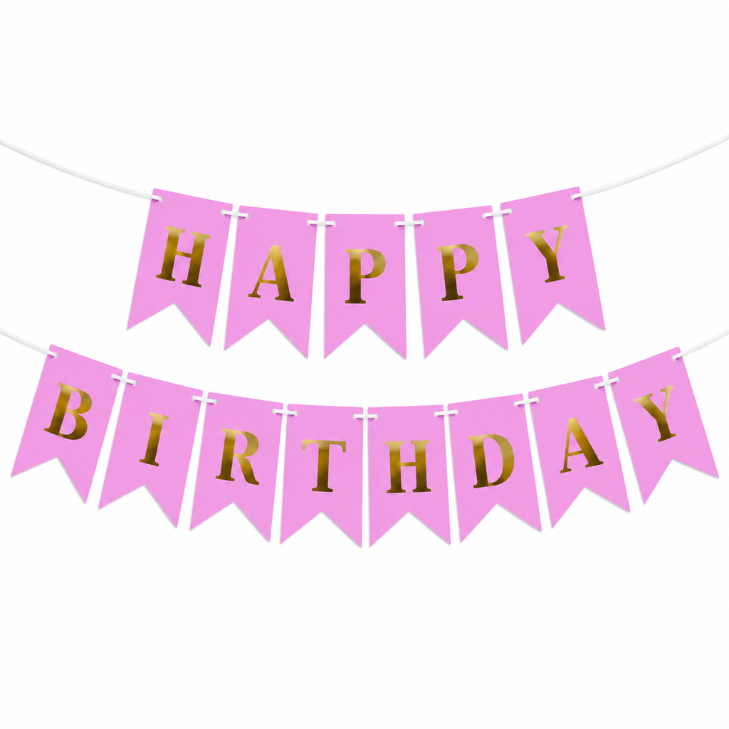 Lavender Birthday Banner