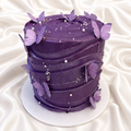 The Lavender Butterfly Waves Cake