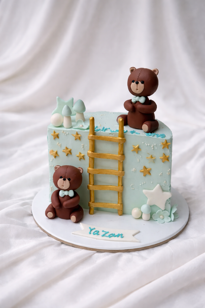 Little Star Bear Cake 🧸