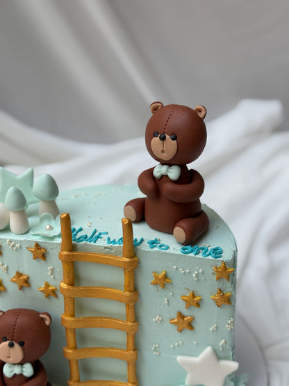 Little Star Bear Cake 🧸