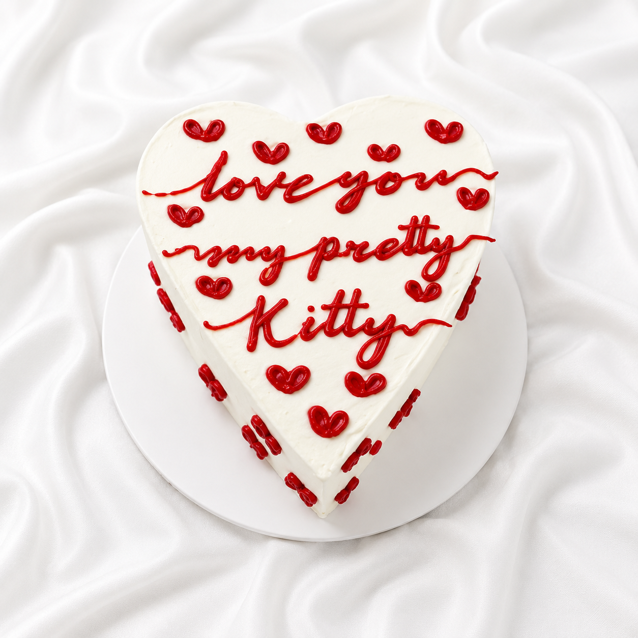 Love You Pretty Kitty Cake