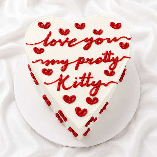 Love You Pretty Kitty Cake