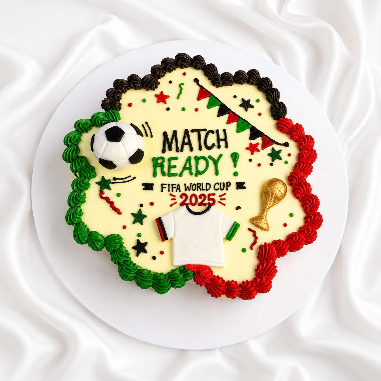 Match Ready Pull-Apart Cupcake Cake!
