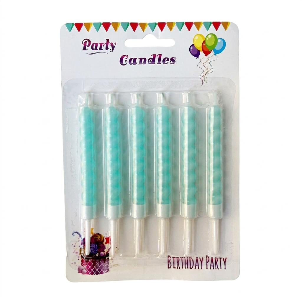 Pastel Swirl Candle Set