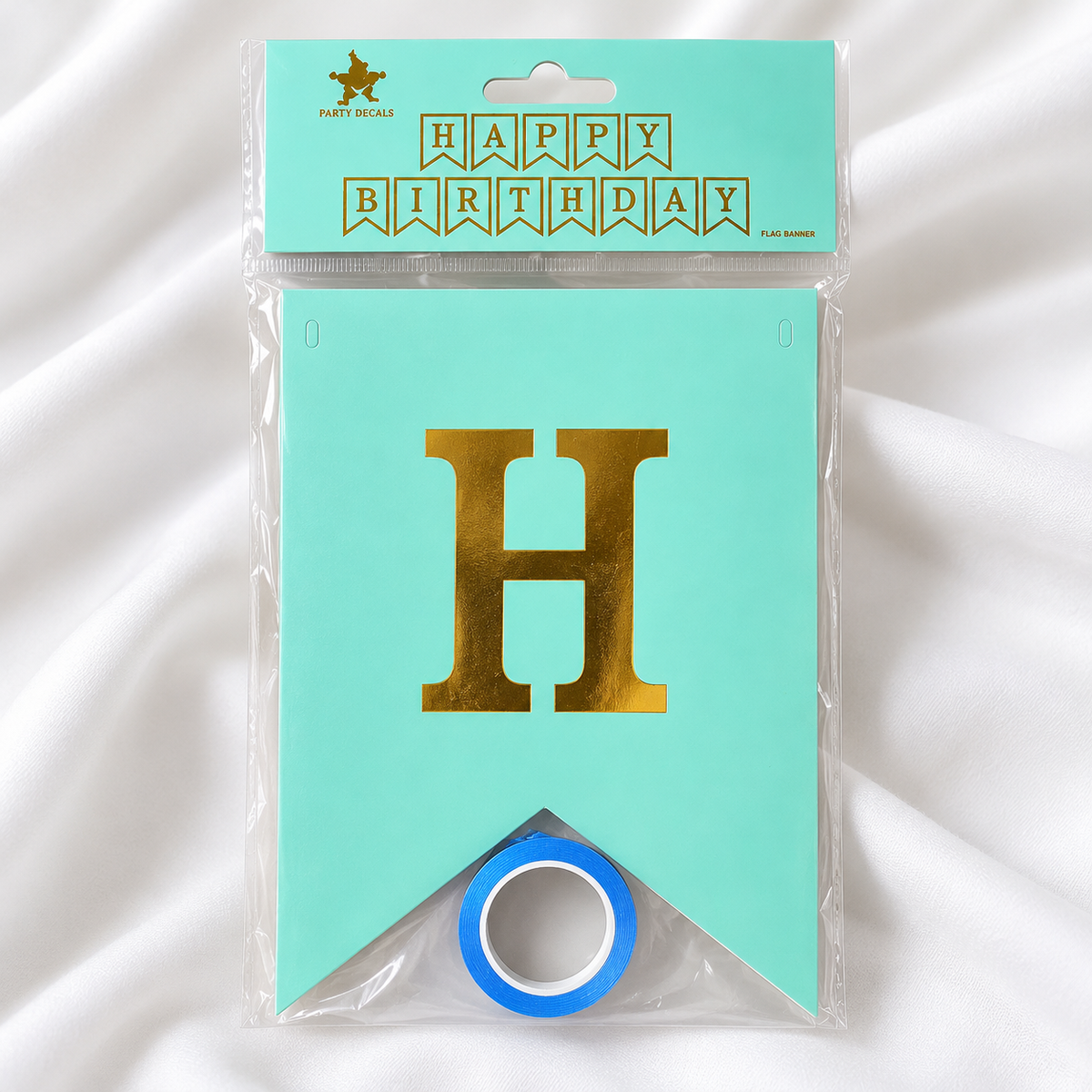 Baby Blue Birthday Banner