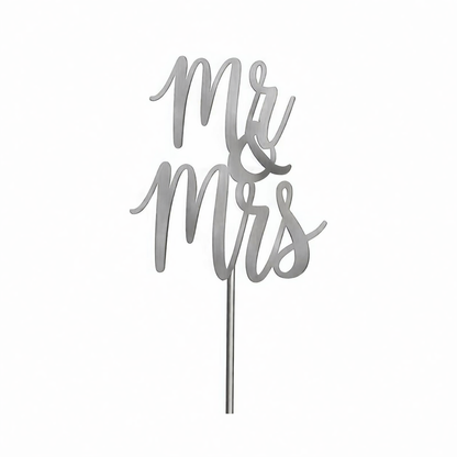 Mr & Mrs Cake Topper