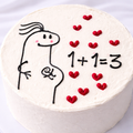 1 + 1 = 3 Cake