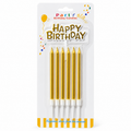 Classic Gold Birthday Candles