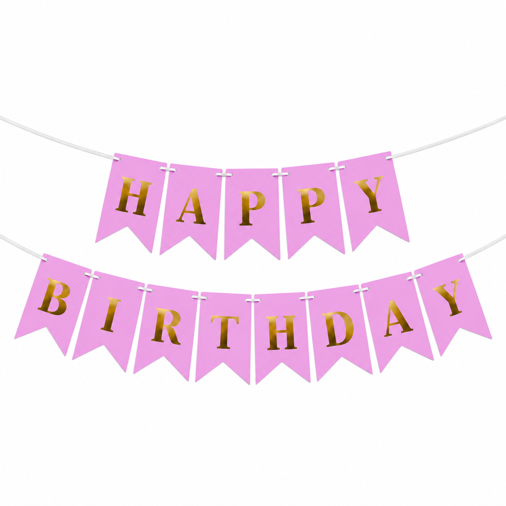 Lavender Birthday Banner