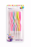 Pack of colorful birthday candles 