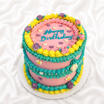 The Pastel Party Cake