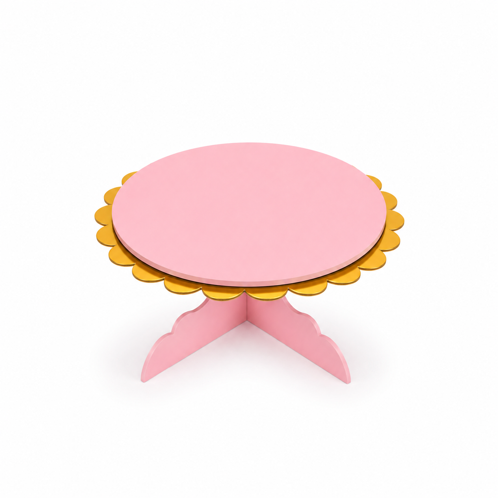 Pink Gold Cake Stand