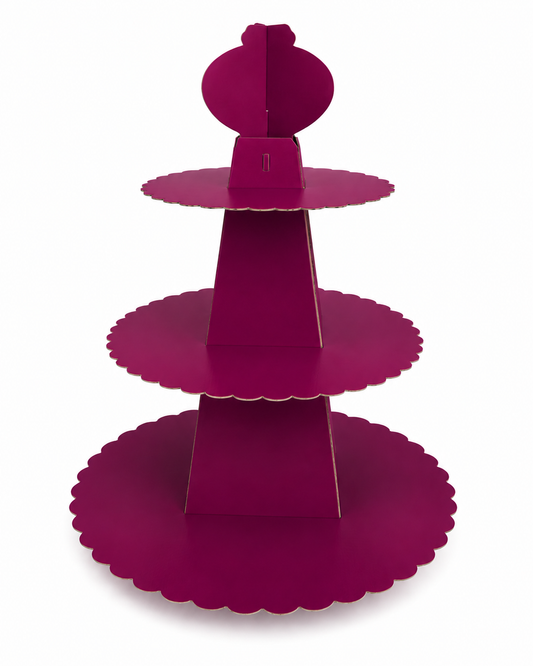 Purple Cupcake Stand