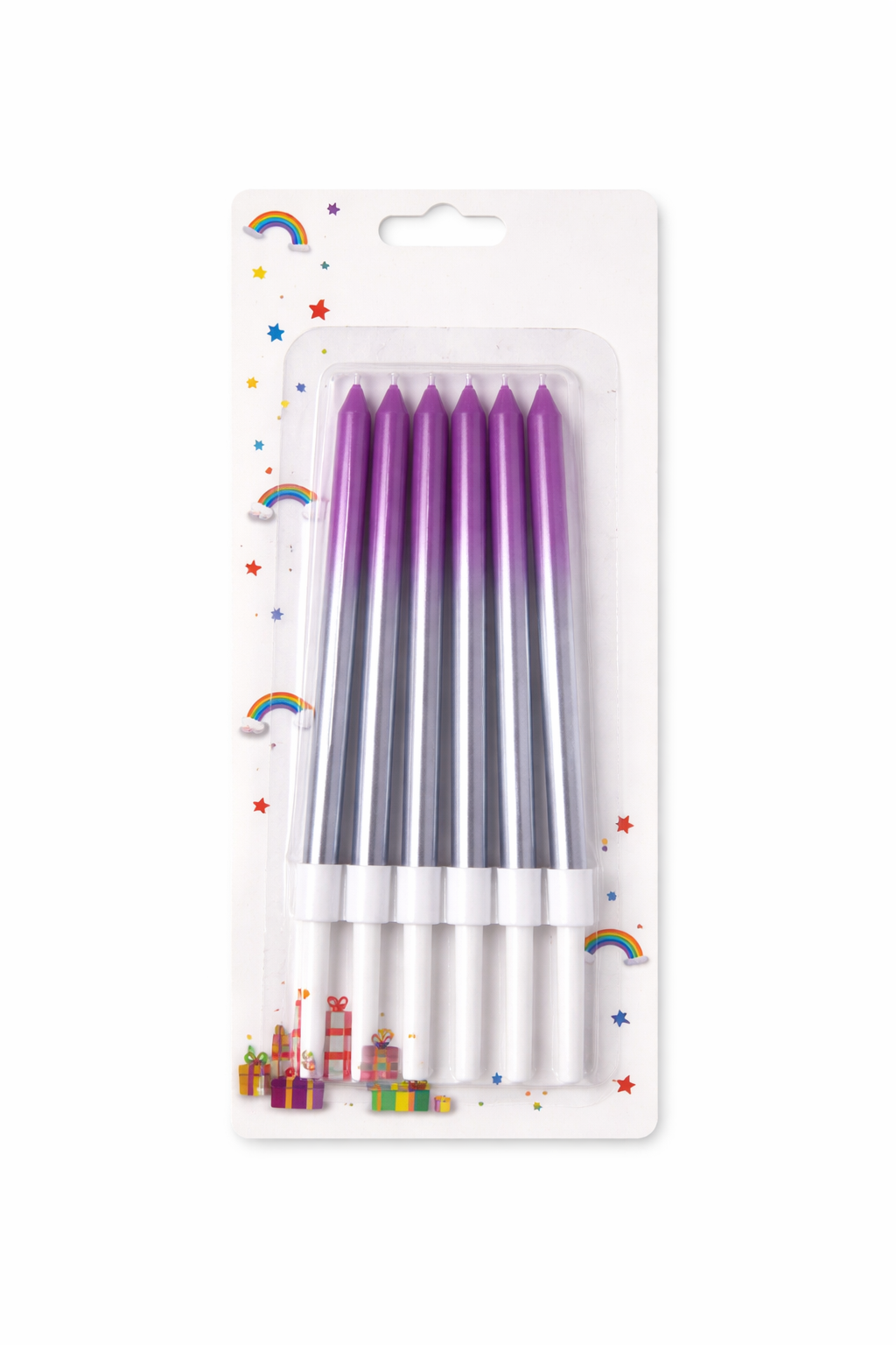 Colorful Ombre Colored Candles