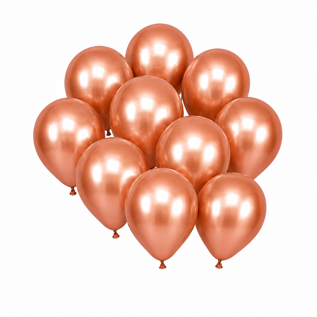 Rose Gold Balloon (Set of 10)