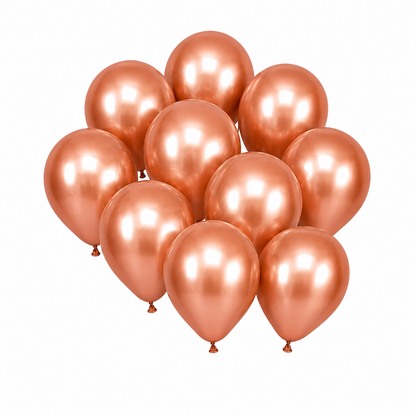 Rose Gold Balloon (Set of 10)