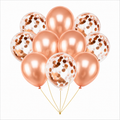 Rose Gold Confetti Balloon Kit