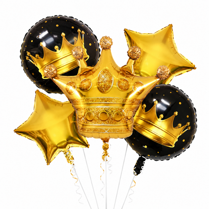 Royal Crown Balloon Set
