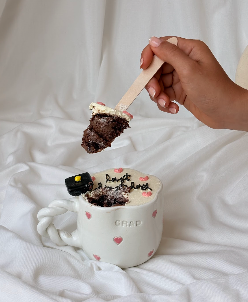 Grad Day Mugnificent Cake 🎓☕✨