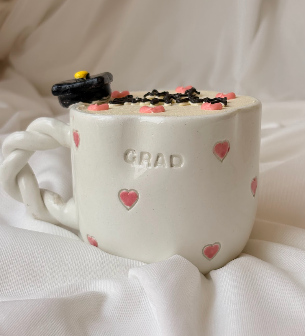 Grad Day Mugnificent Cake 🎓☕✨