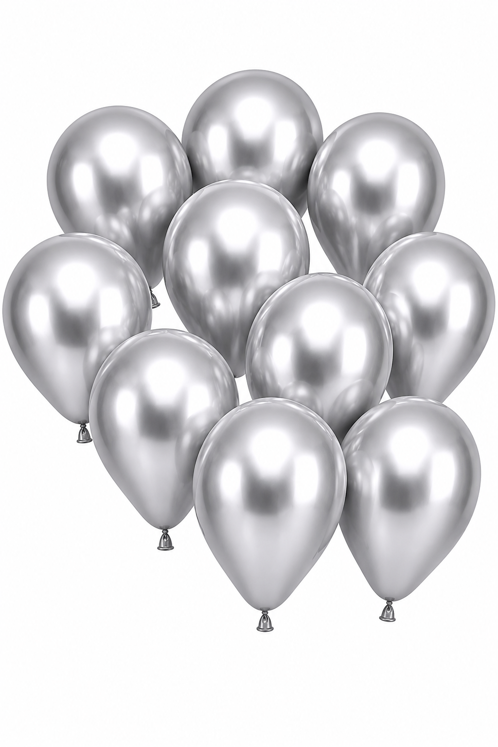 Silver Balloon (Set of 10)