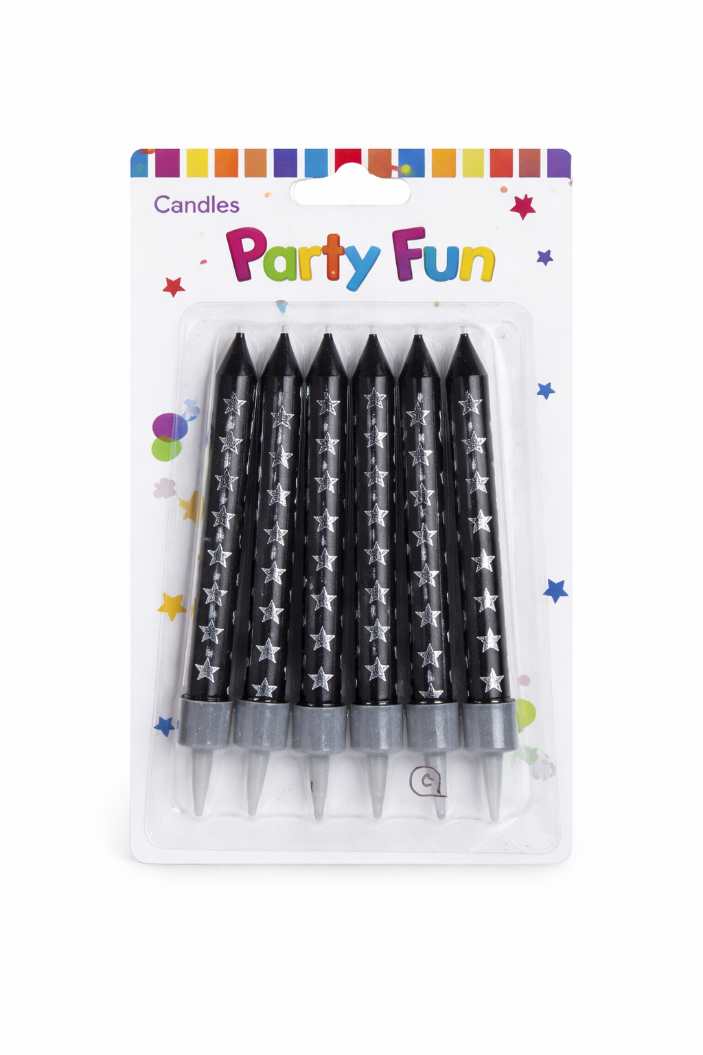 Silver Star Candle Set