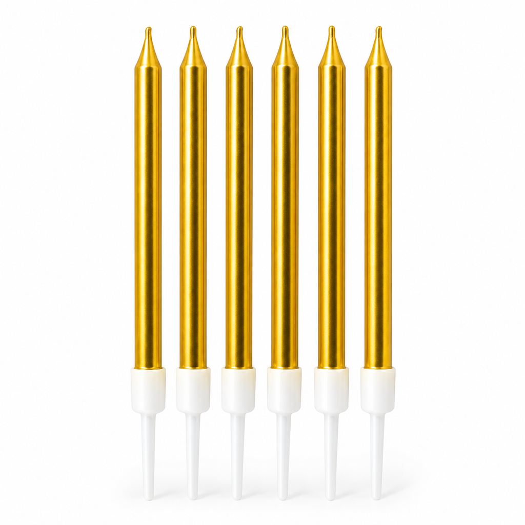 Classic Gold Birthday Candles