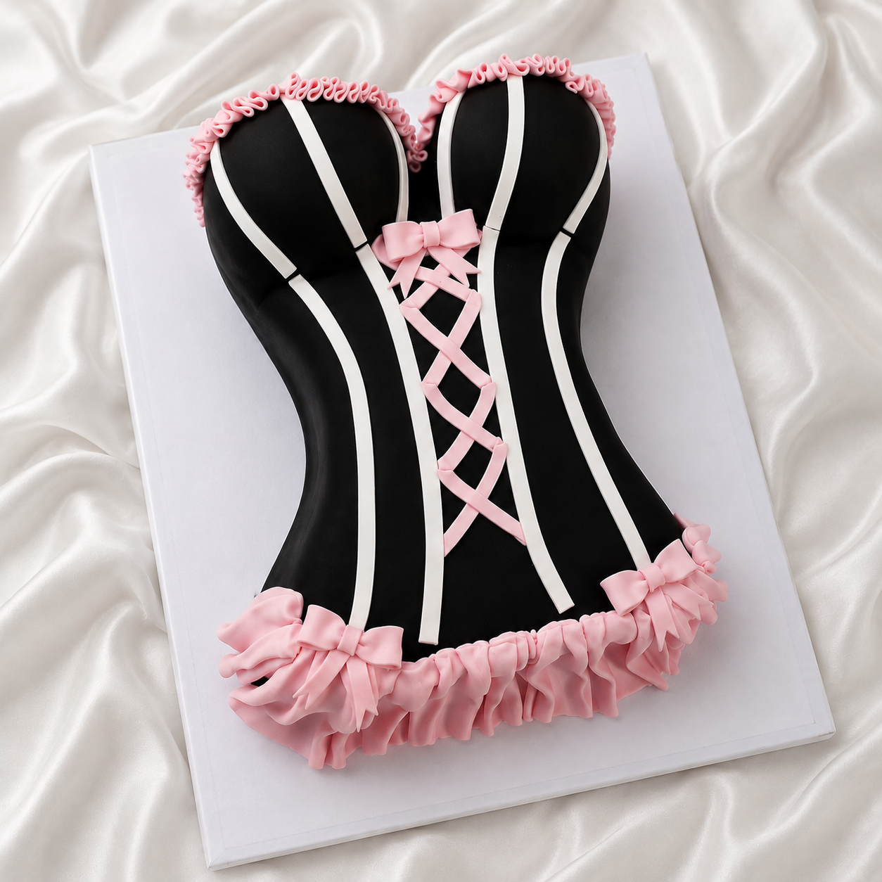 The Bachelorette Corset Cake