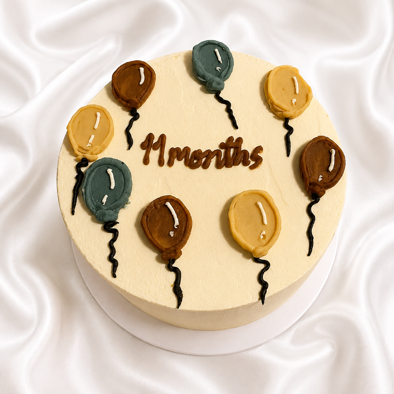 The Balloon Milestone Cake