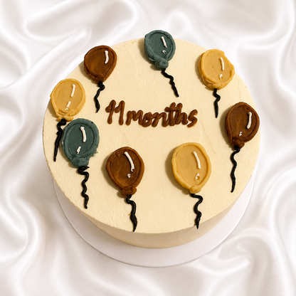 The Balloon Milestone Cake