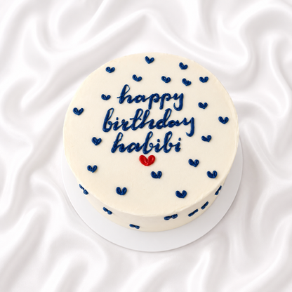The Blue Hearts Cake