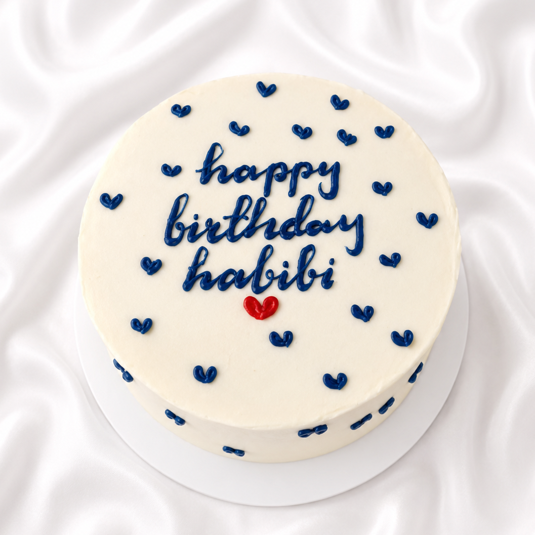 The Blue Hearts Cake