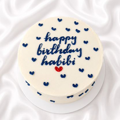 The Blue Hearts Cake