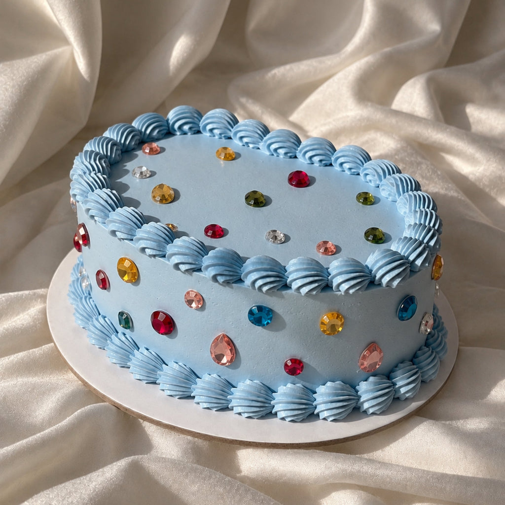 The Blue Jewel Cake