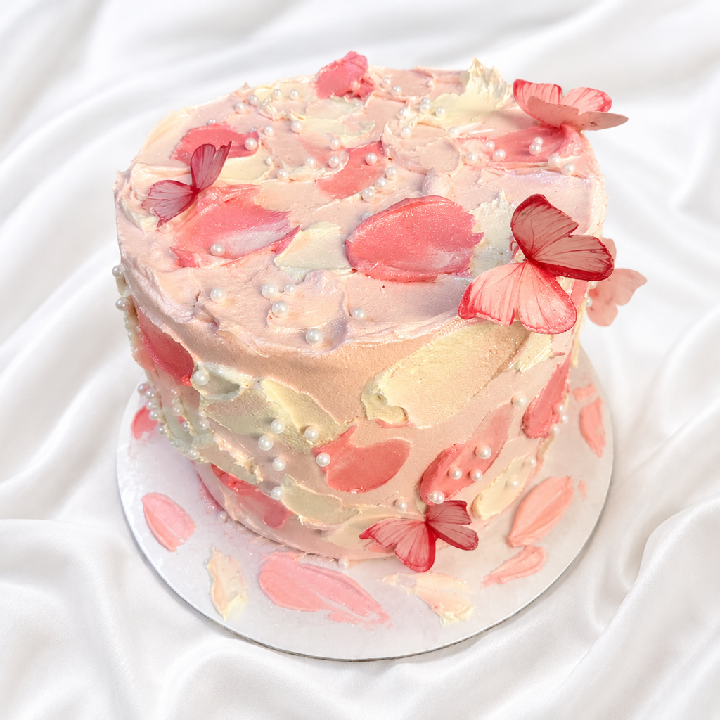 The Blush Butterfly Cake