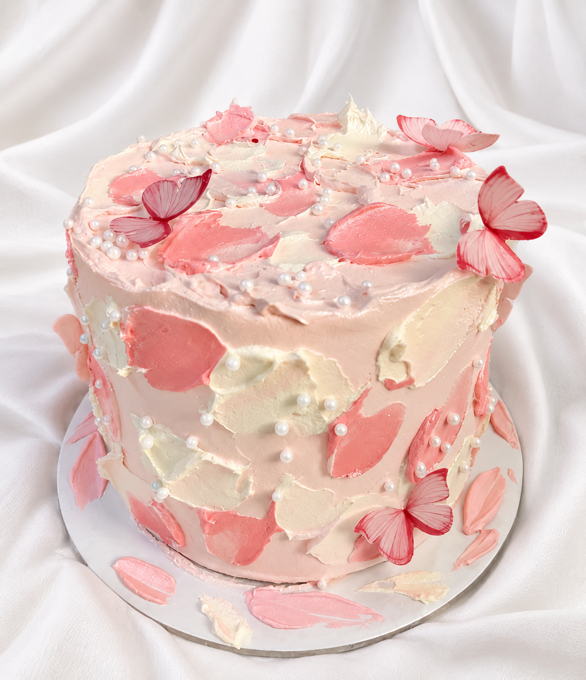 The Blush Butterfly Cake