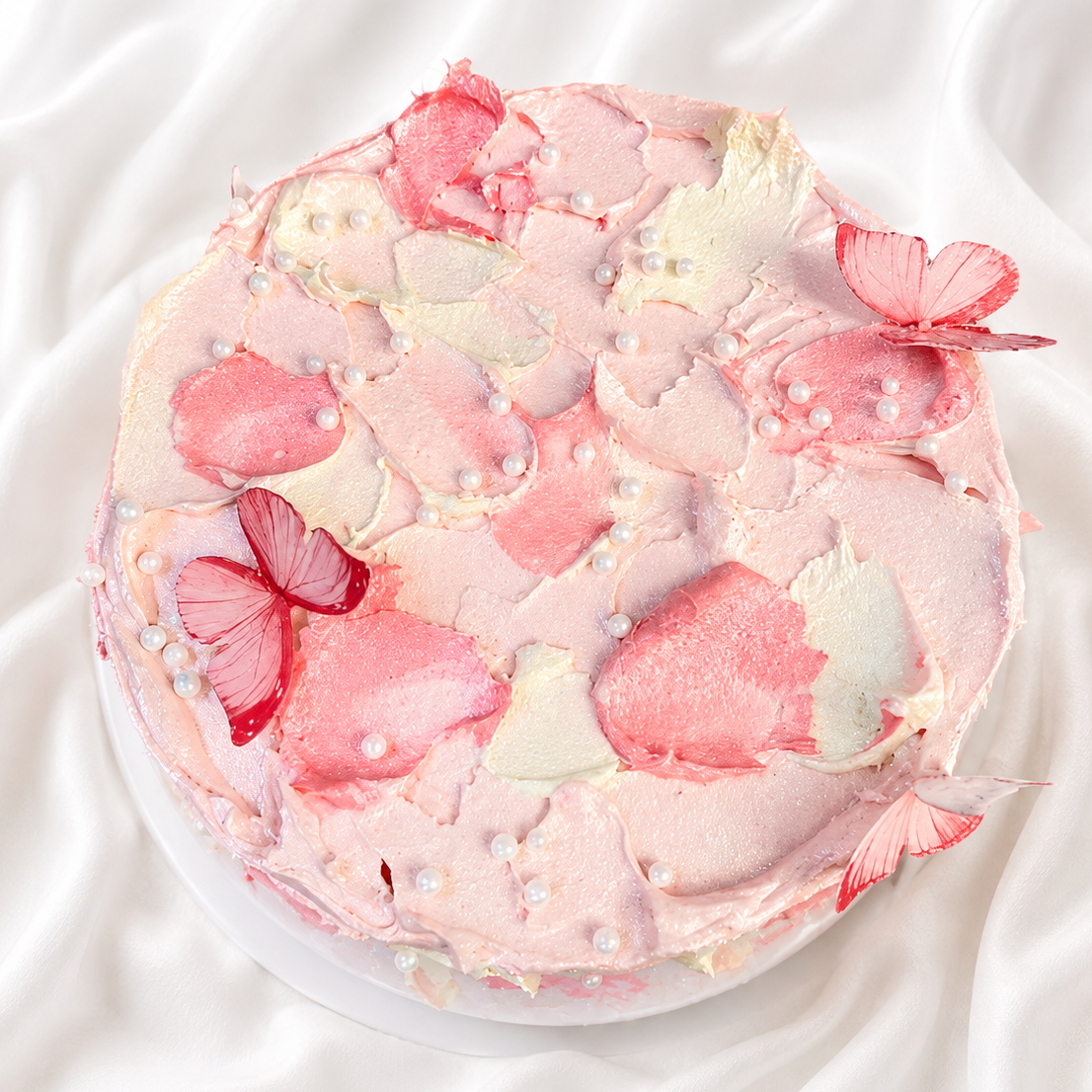 The Blush Butterfly Cake