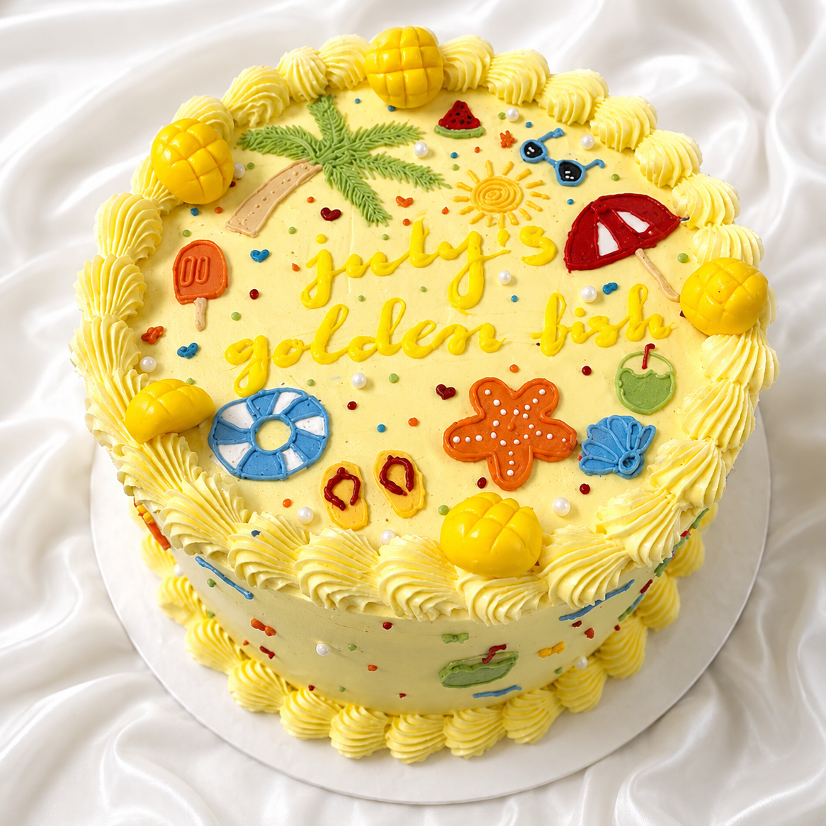 The Golden Summer Cake