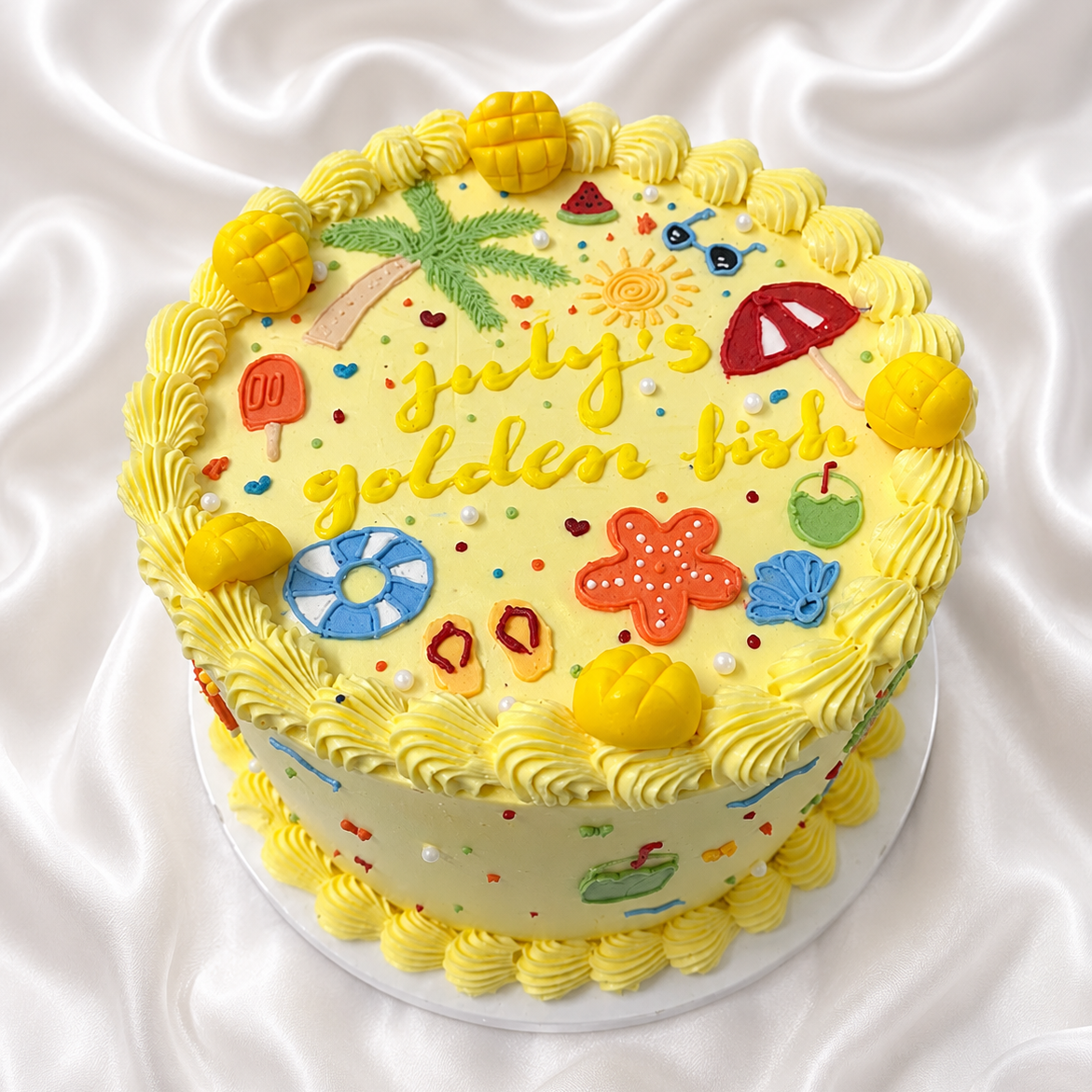 The Golden Summer Cake