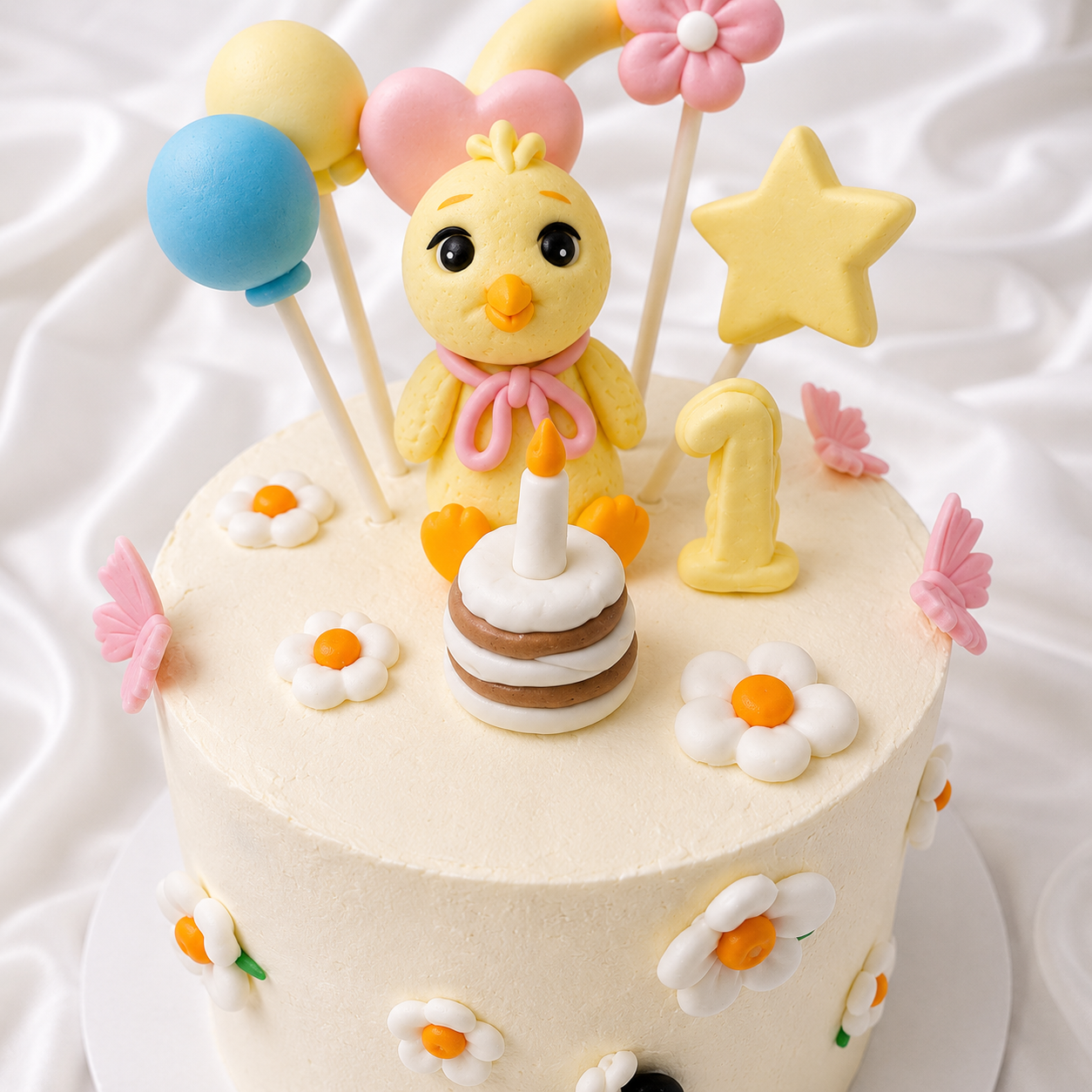 The One Little Chick Cake