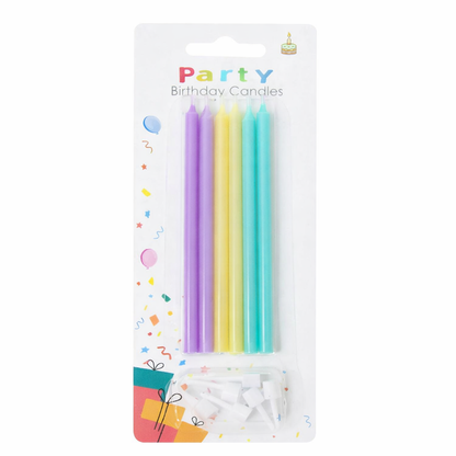 trio color classic candle set