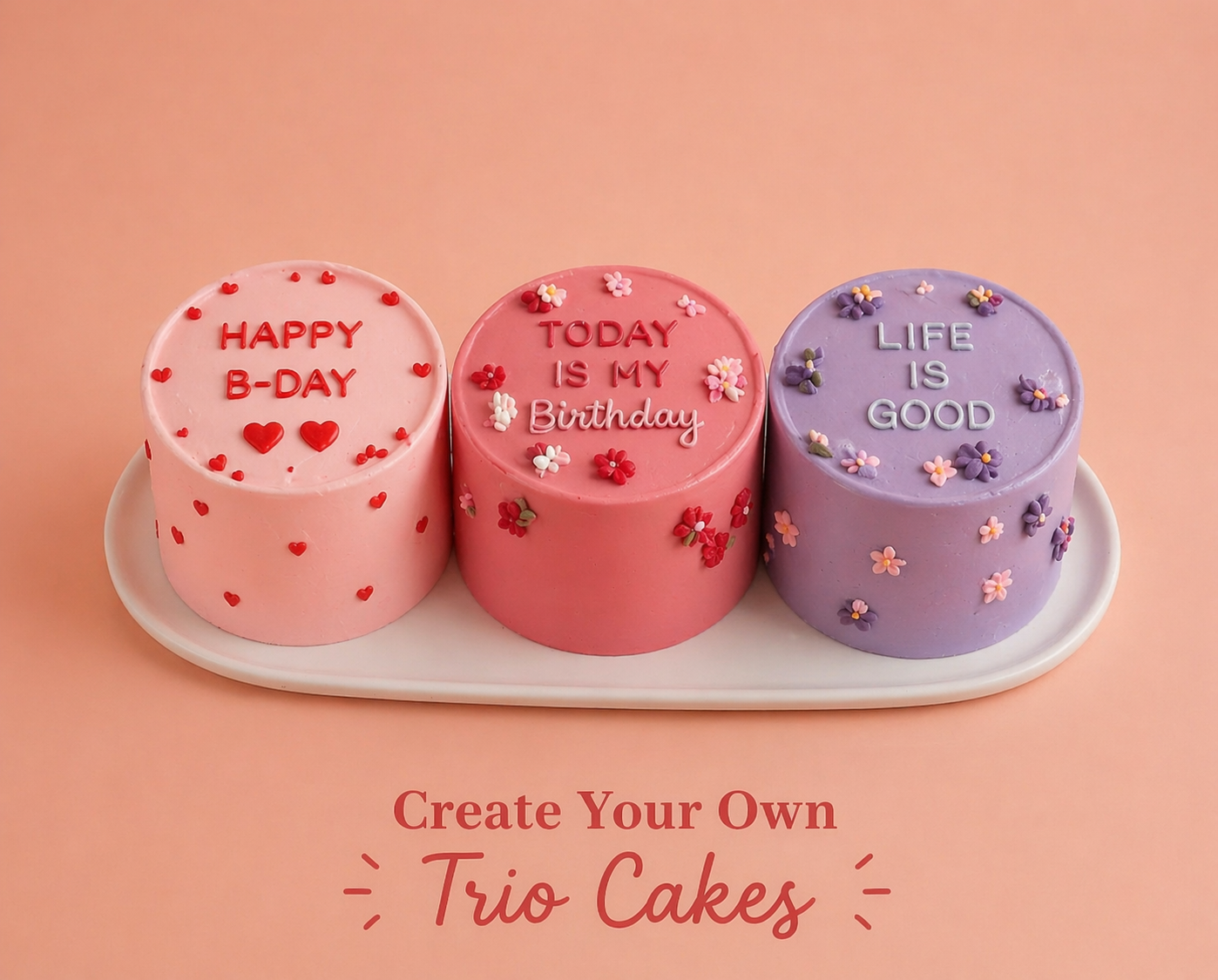 Create Your Own Trio Cakes!