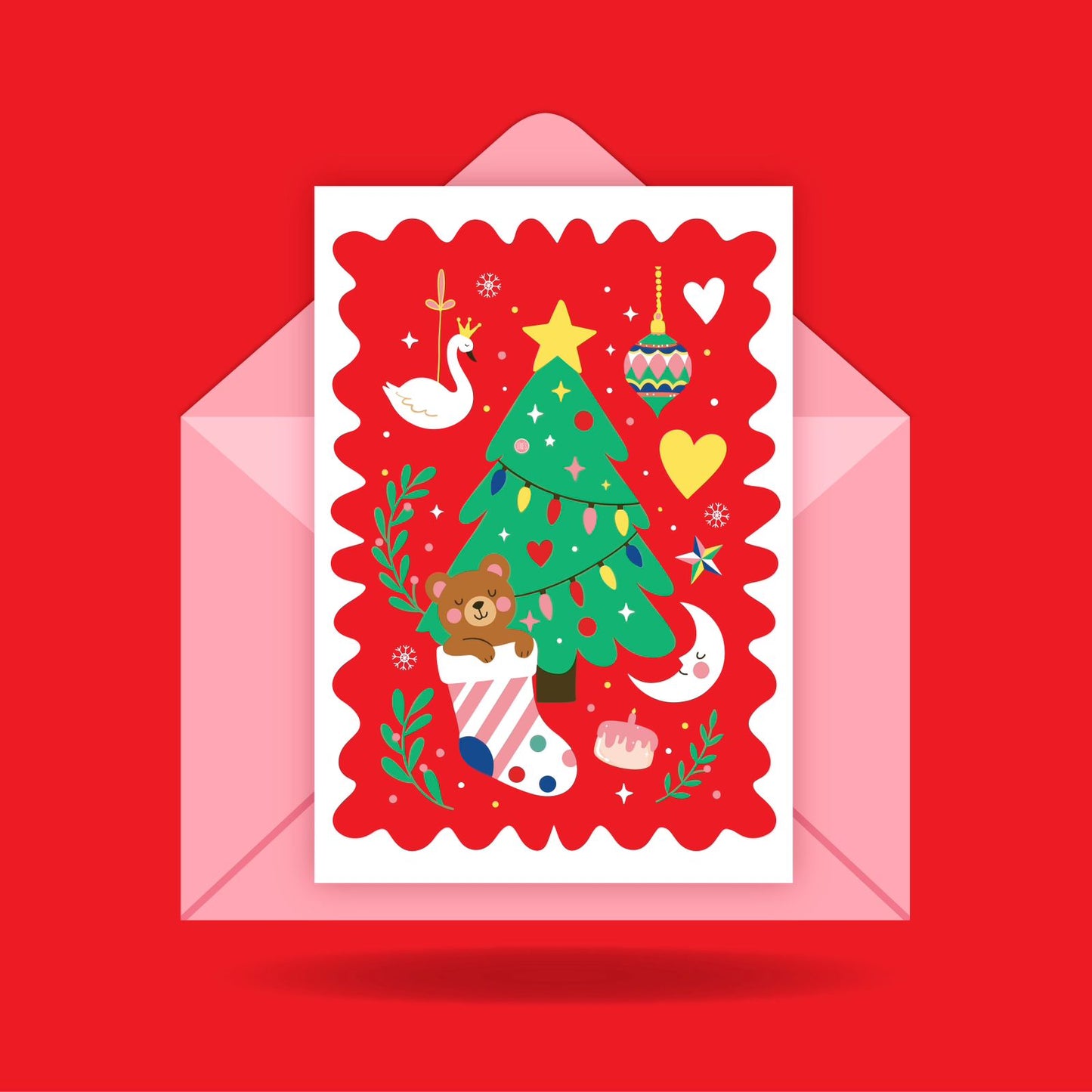 Stockings & Sprinkles Card