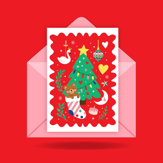 Stockings & Sprinkles Card