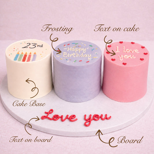 Create Your Own Trio Cakes!