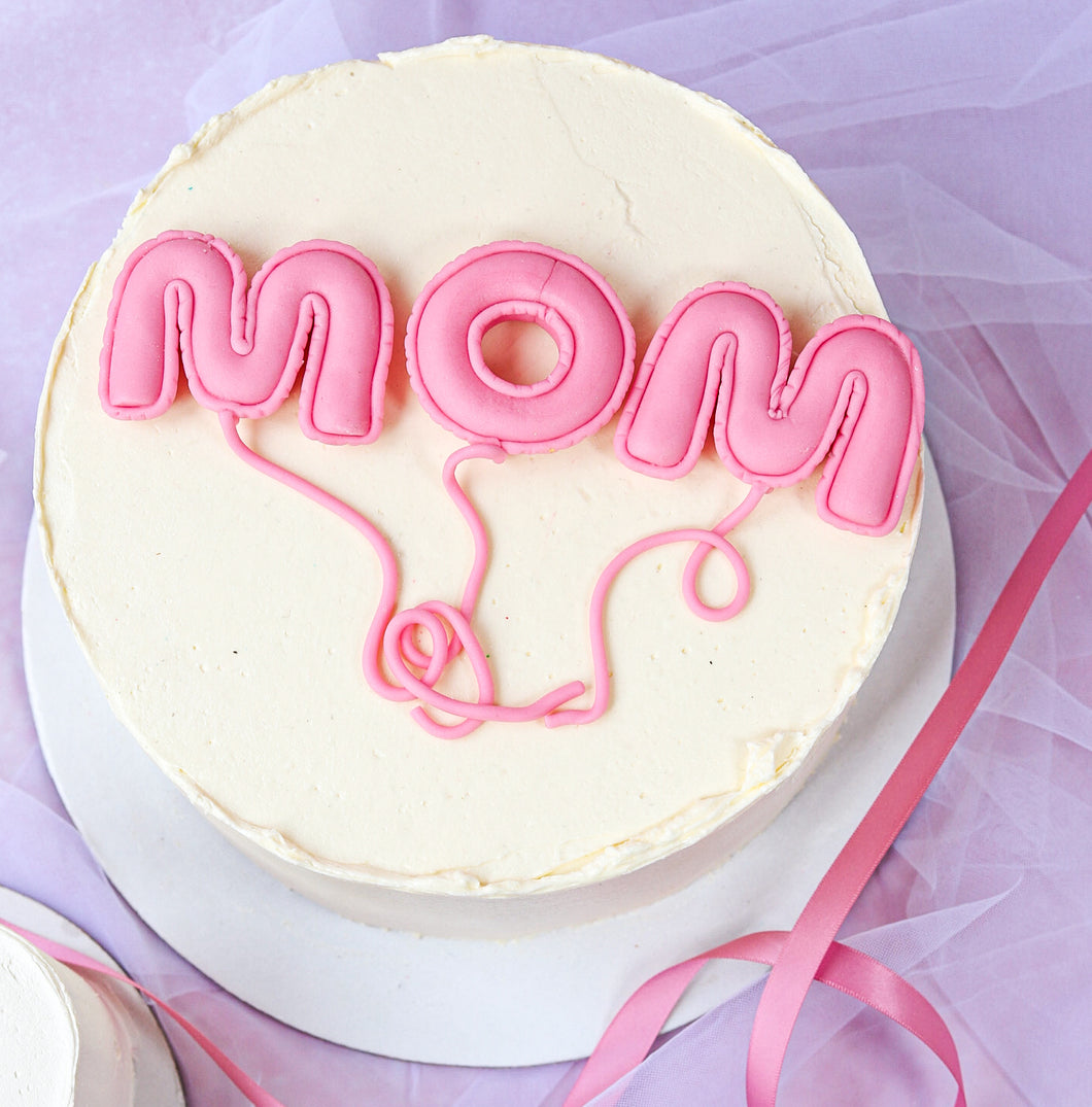 Mom's Balloon Love Cake