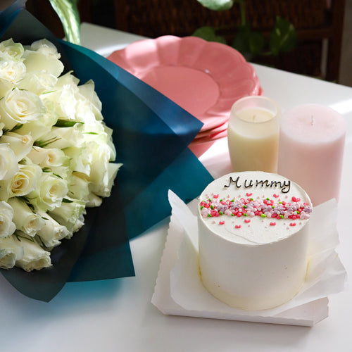 Graceful White Rose Bundle